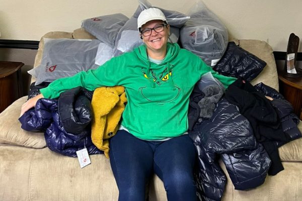 Homeless Gifted Warm Coats for Cold Snap